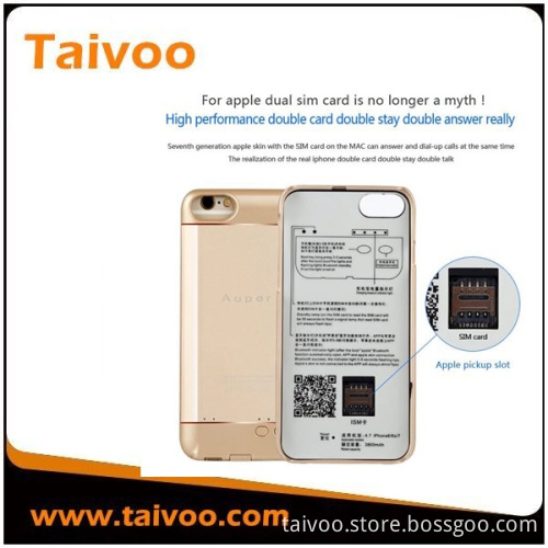 Phone case support recharge and put a SIM